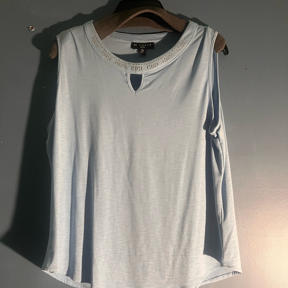 Light Blue Sleeveless Top